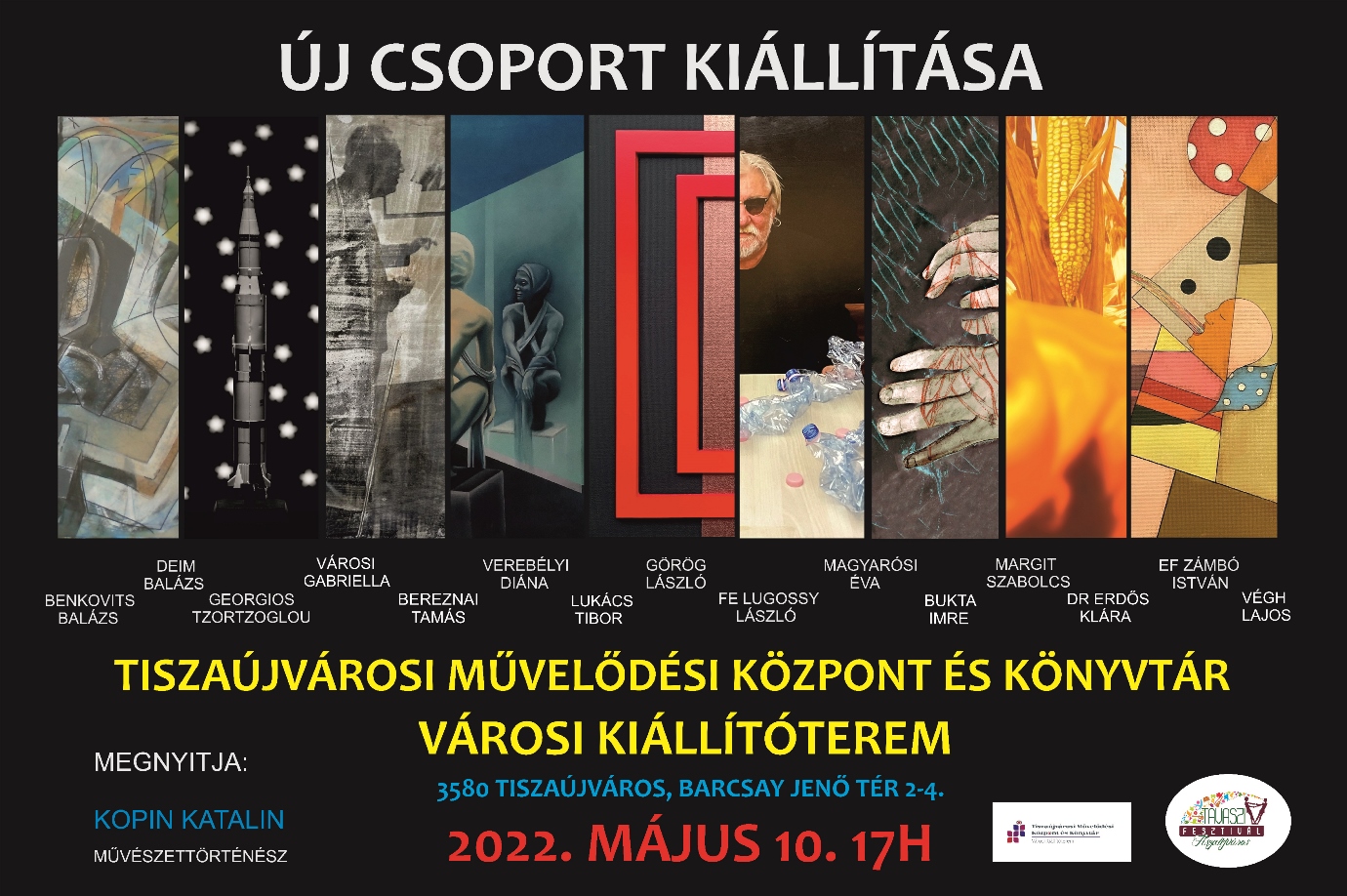 Uj Csoport kiallitas plakat