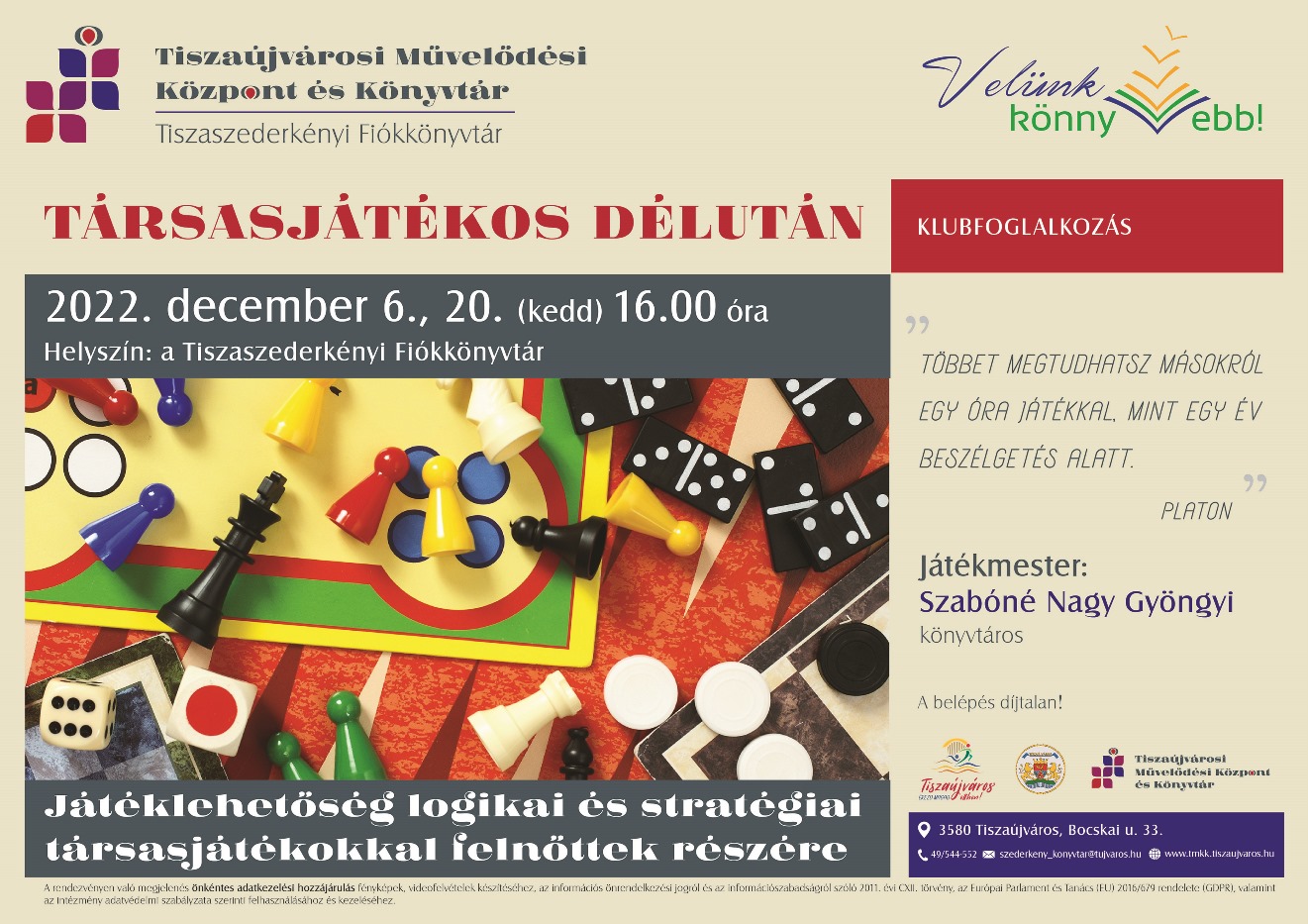 Dec Tarsasjatekos du Kronika
