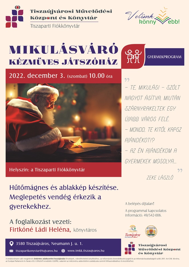 Dec tparti jatszohaz kronika